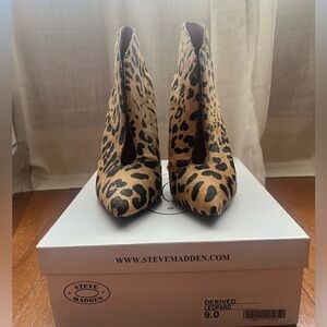 Steve Madden leopard heels